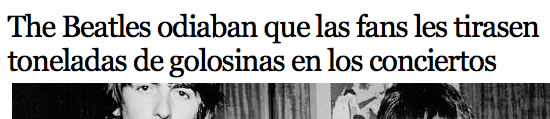 Los Beatles según España Los Beatles según España