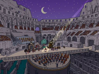 Coliseo Romano - Los Simpson