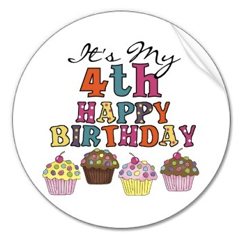 Que la pases lindo! cumple 4 años