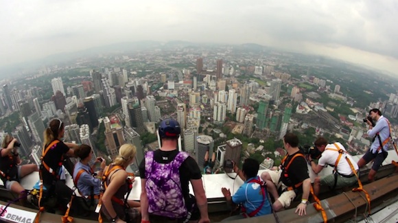 Salto Base desde la Kuala Lumpur Tower Salto Base desde la Kuala Lumpur Tower