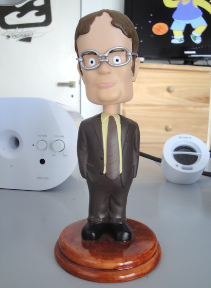 El muñeco de Dwight Schrute