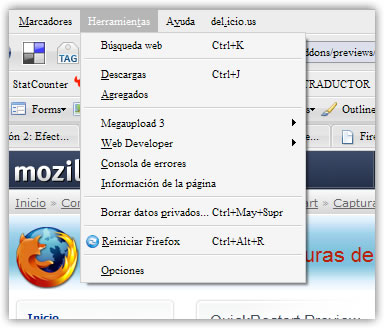 Reiniciar Firefox cuando quieras