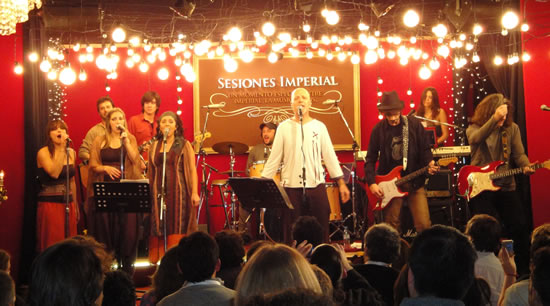 Cordera y banda en las Sesiones Imperial