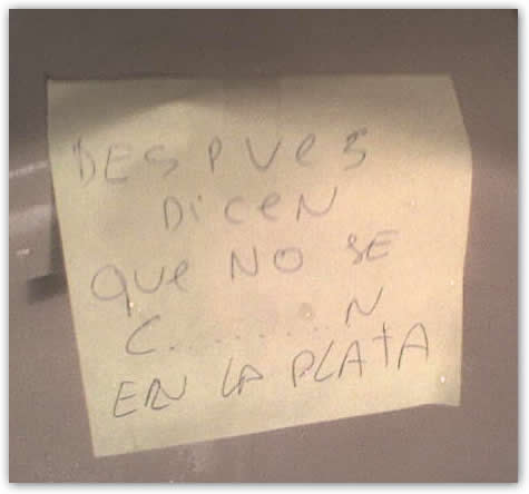 Se c...n en la plata!