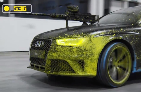 Paintball de Audi RS 4