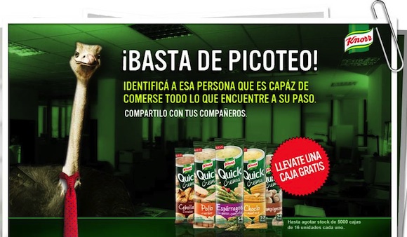Basta de picoteo - Knorr Sopa Crema Quick