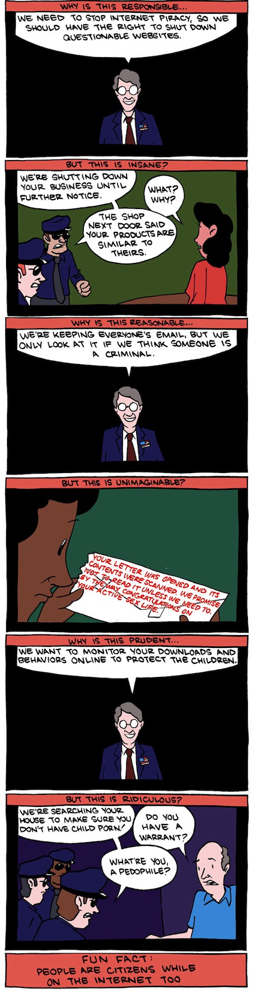 Ciudadanos de internet: Comic sobre SOPA / ACTA