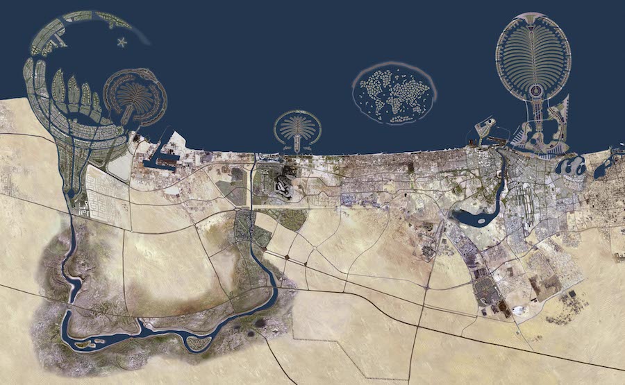 Dubai desde el cielo