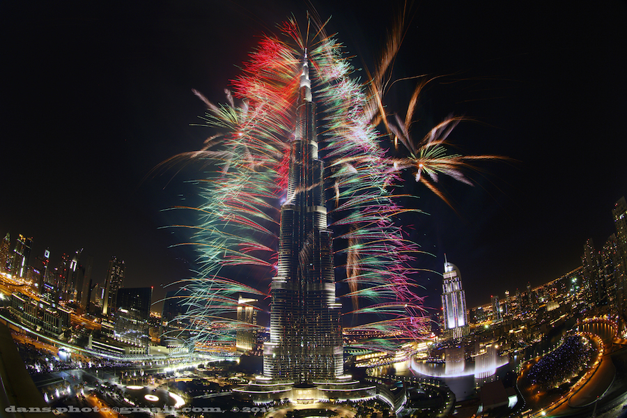 Dubai 2014: Fuegos artificiales