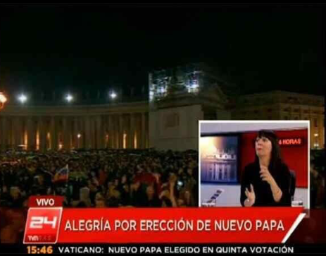 Alegria por el Papa