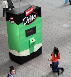 Delite-o-matic: Ganá snack apretando un boton