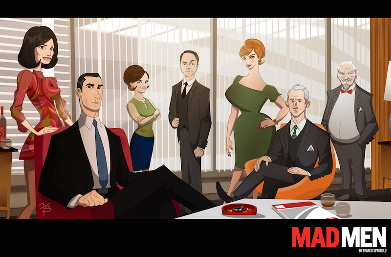 Mad men por Franco Spagnolo