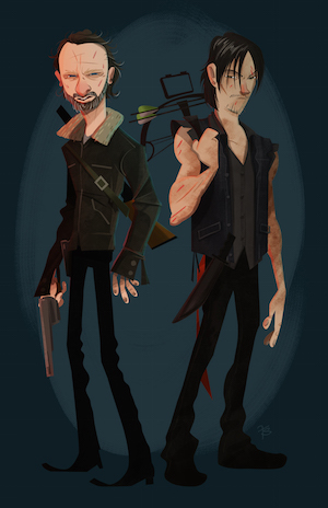 The Walking Dead por Franco Spagnolo