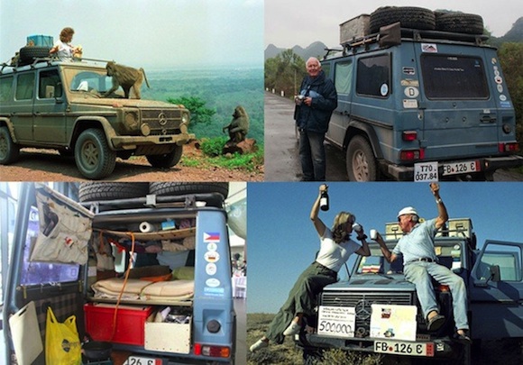 Gunther Holtorf viaja con su pareja por el mundo hace 23 años