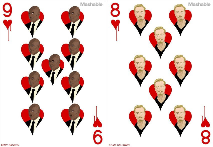 Las cartas de poker de House of Cards