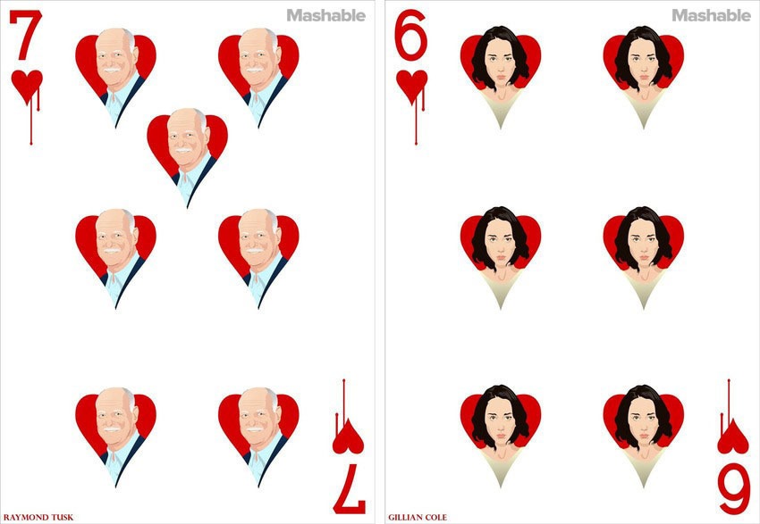 Las cartas de póker de House of Cards