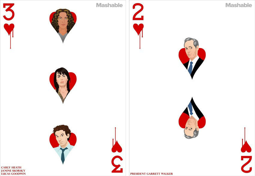Las cartas de poker de House of Cards
