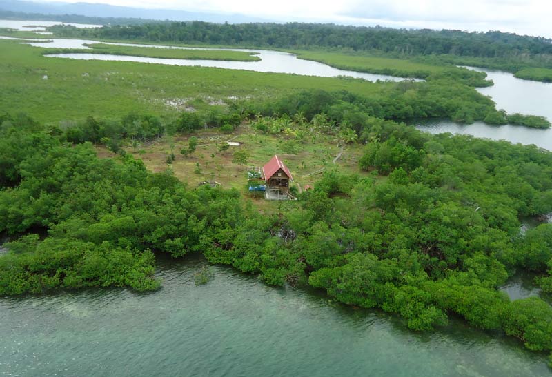 La isla de Ian Usher en Panamá