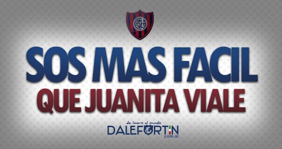 Sos mas facil que Juanita Viale