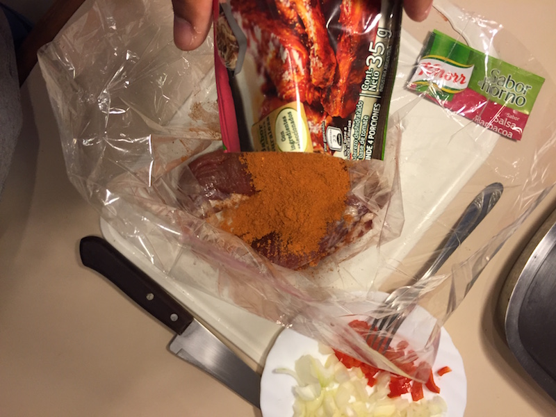 Receta de cerdo a la barbacoa con la bolsa para horno de Knorr
