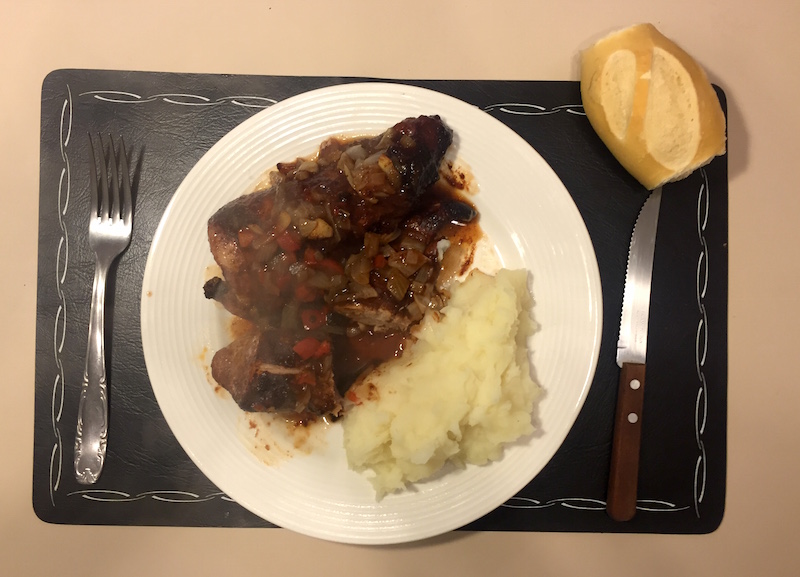 Lomo de cerdo al horno con las bolsas Knorr