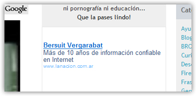 Publicidad La Nacion