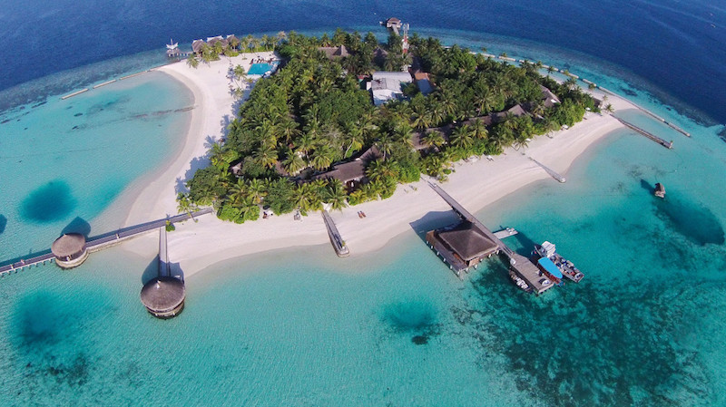 Islas Maldivas, drones