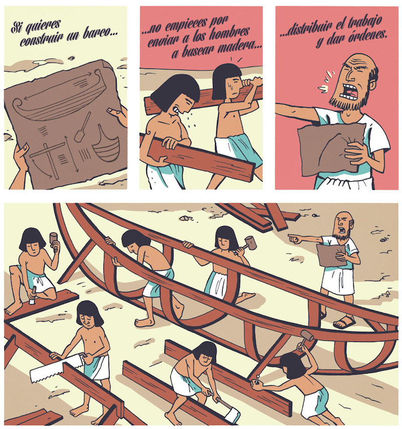 Motivar según Saint-Exupery
