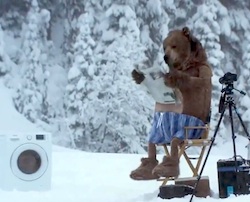 El Oso y el lavarropas Samsung