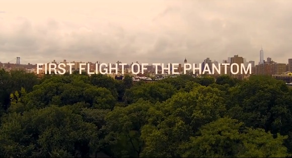 Cuadricóptero Phantom en Nueva York