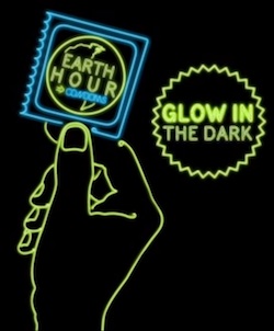 Earth Hour Condom: Los preservativos de la Hora del Planeta