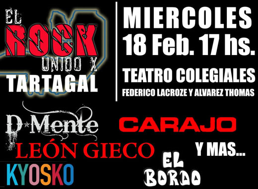 El Rock unido por Tartagal