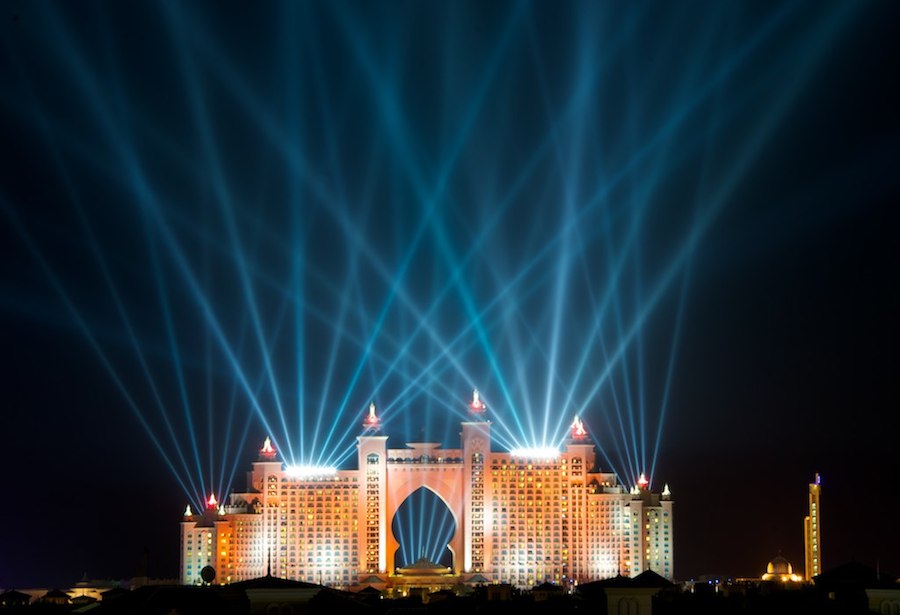Show de Fuegos Artificiales en Dubai 2014