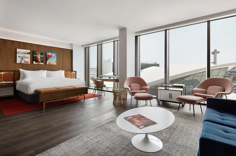 La habitación en honor a Eero Saarinen