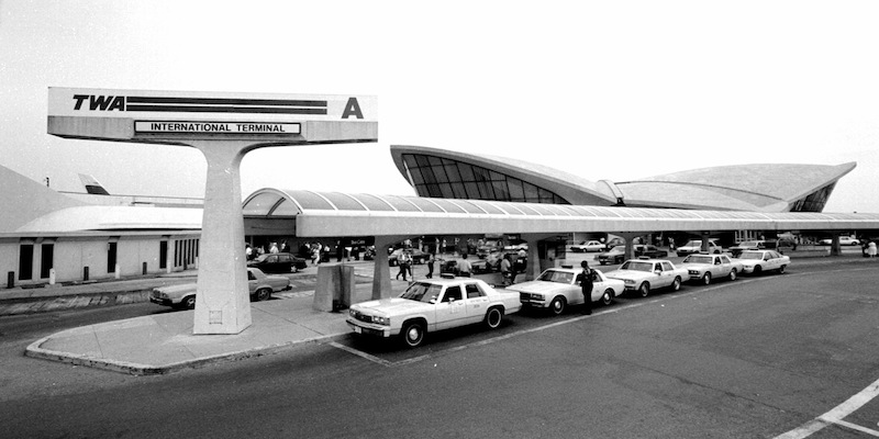 La Terminal TWA del aeropuerto JFK cuando se inauguró