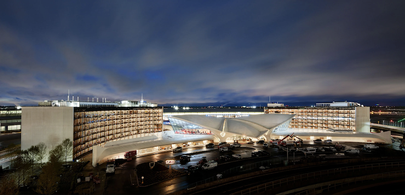 La TWA Terminal de noche