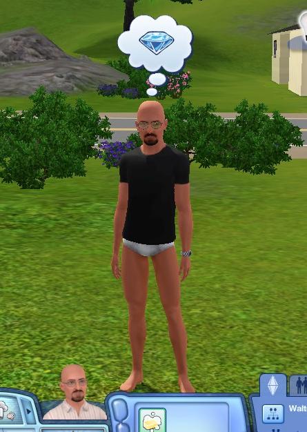 Walter White en Los Sims